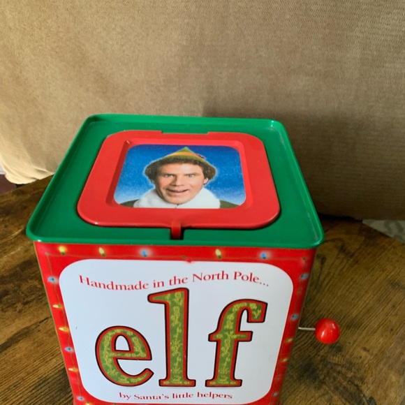Elf The Movie Promo Jack In Box Toy Will Ferrell 2003 Rare Collectors Christmas - Picture 7 of 9